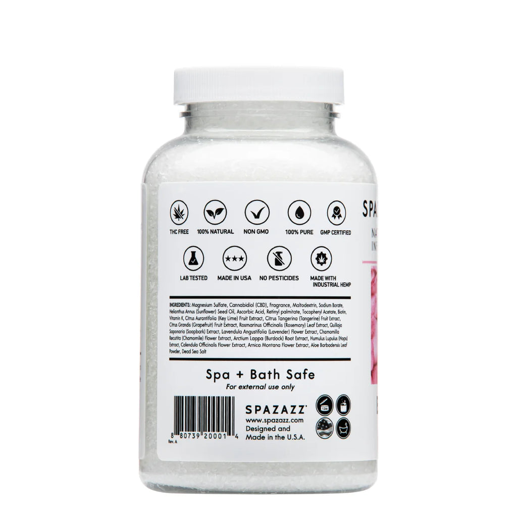 SPAZAZZ BLOOM LOVE CBD CRYSTALS 19OZ