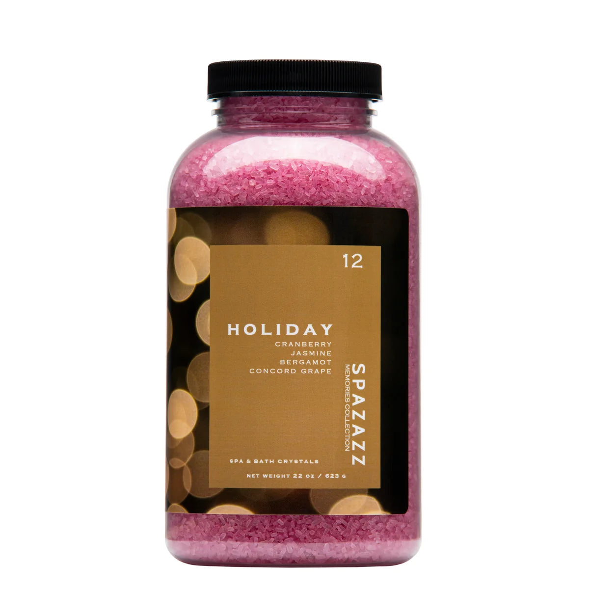 SPAZAZZ HOLIDAY SPA CRYSTALS 22 OZ