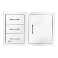 BULL 30" 3 DRAWER DOOR COMBO W/ REVEAL