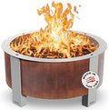 BREEO X SERIES 42 SMOKELESS PIT AND LID - CORTEN
