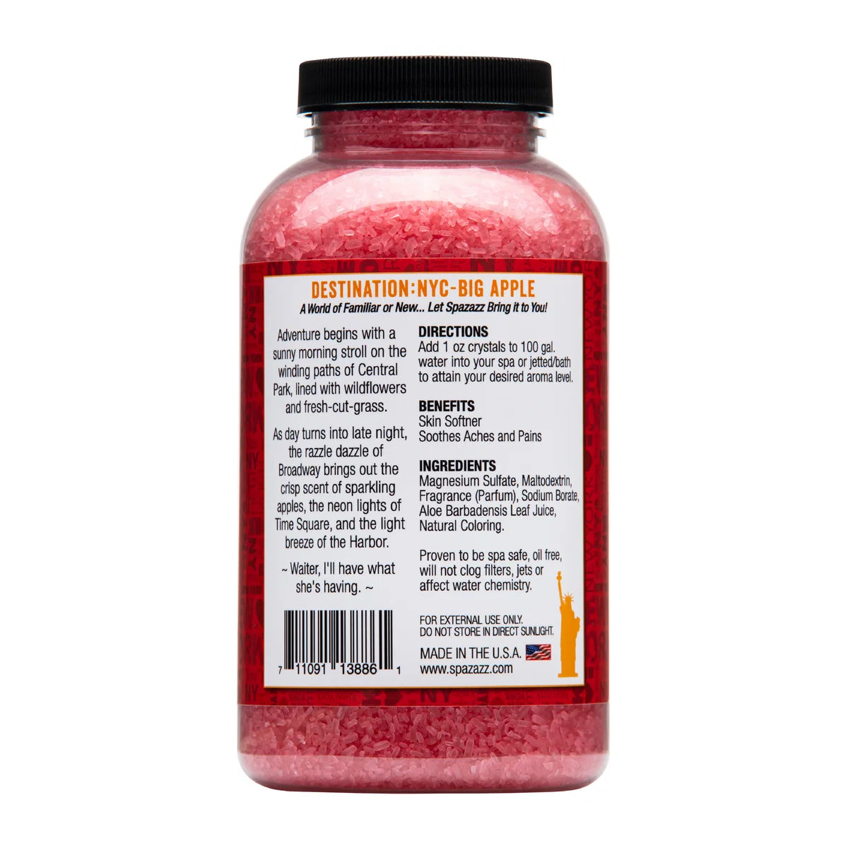 SPAZAZZ BIG APPLE CRYSTALS 22 OZ