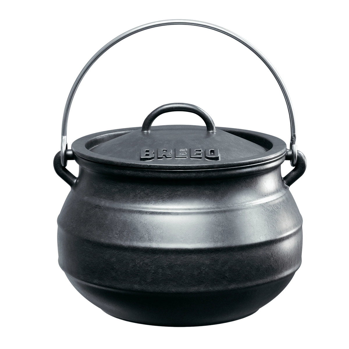 BREEO 2 GALLON CAST IRON KETTLE W/ LID
