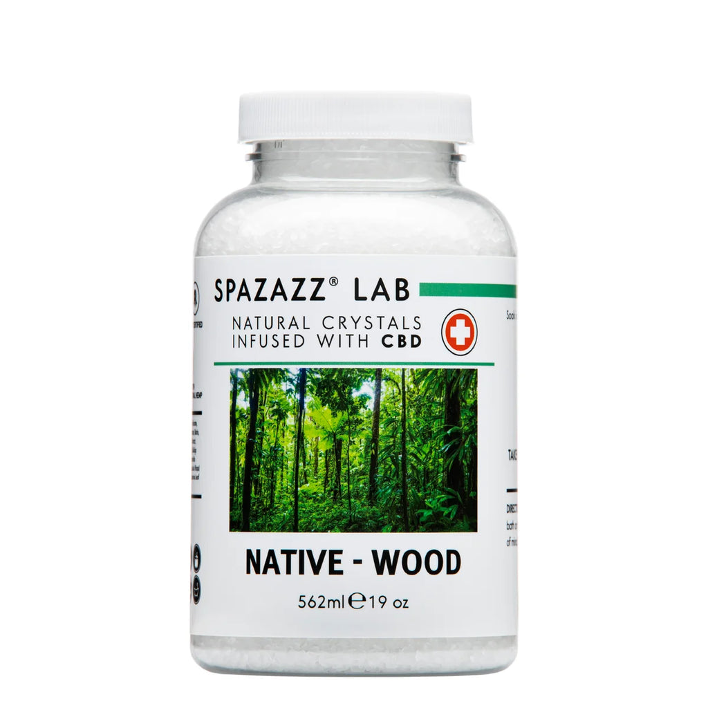 SPAZAZZ NATIVE WOOD CBD CRYSTALS 19 OZ