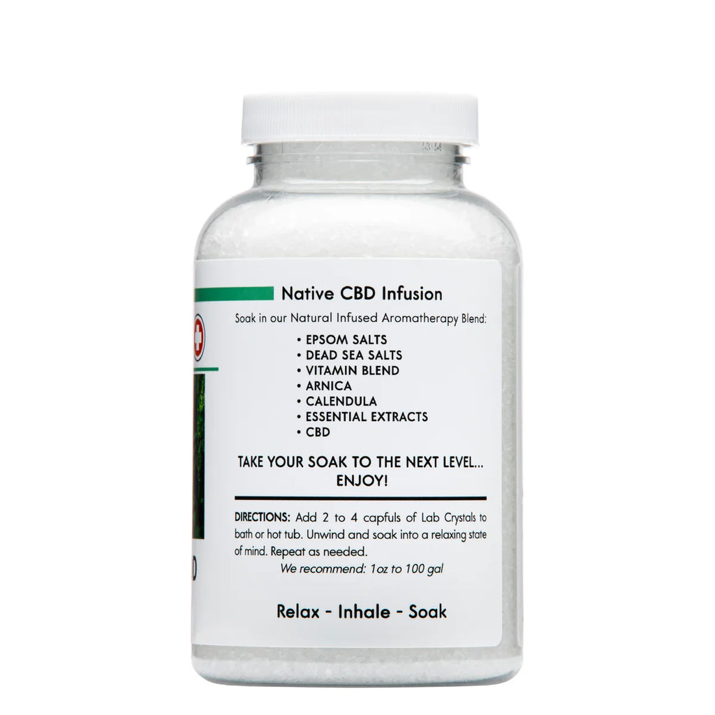 SPAZAZZ NATIVE WOOD CBD CRYSTALS 19 OZ