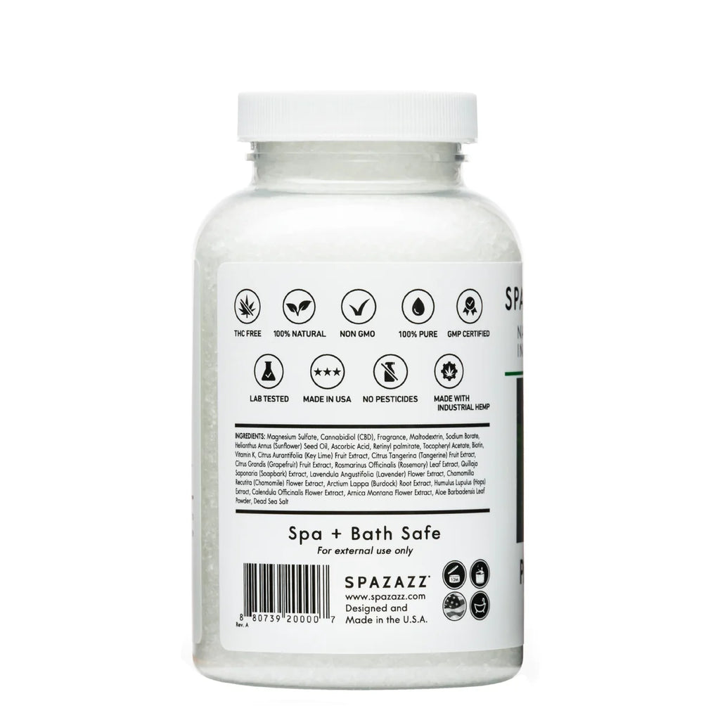 SPAZAZZ PASSAGE CALM CBD CRYSTALS 19 OZ