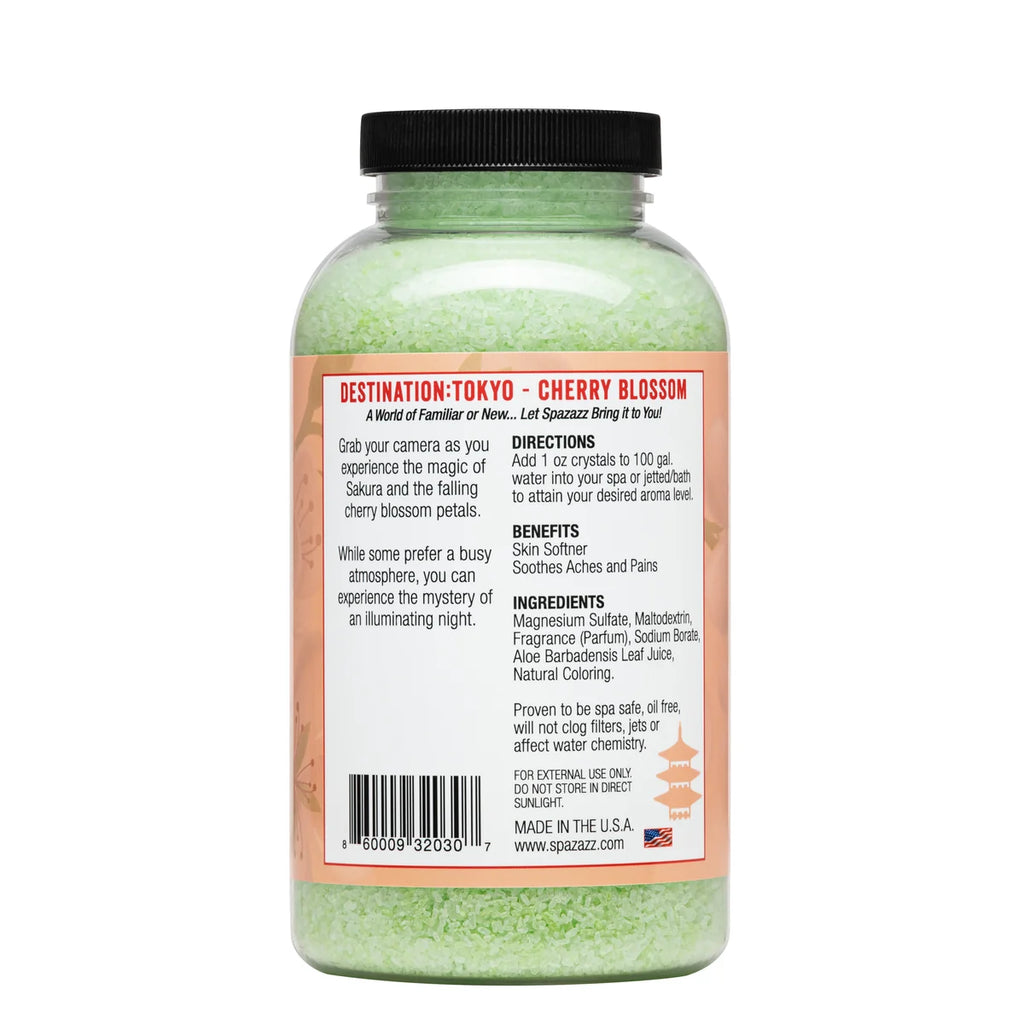 SPAZAZZ CHERRY BLOSSOM CRYSTALS 22 OZ