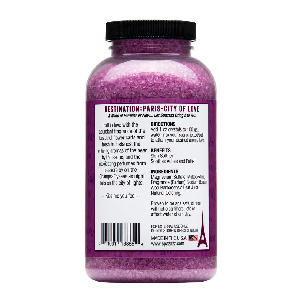 SPAZAZZ CITY OF LOVE CRYSTALS 22 OZ