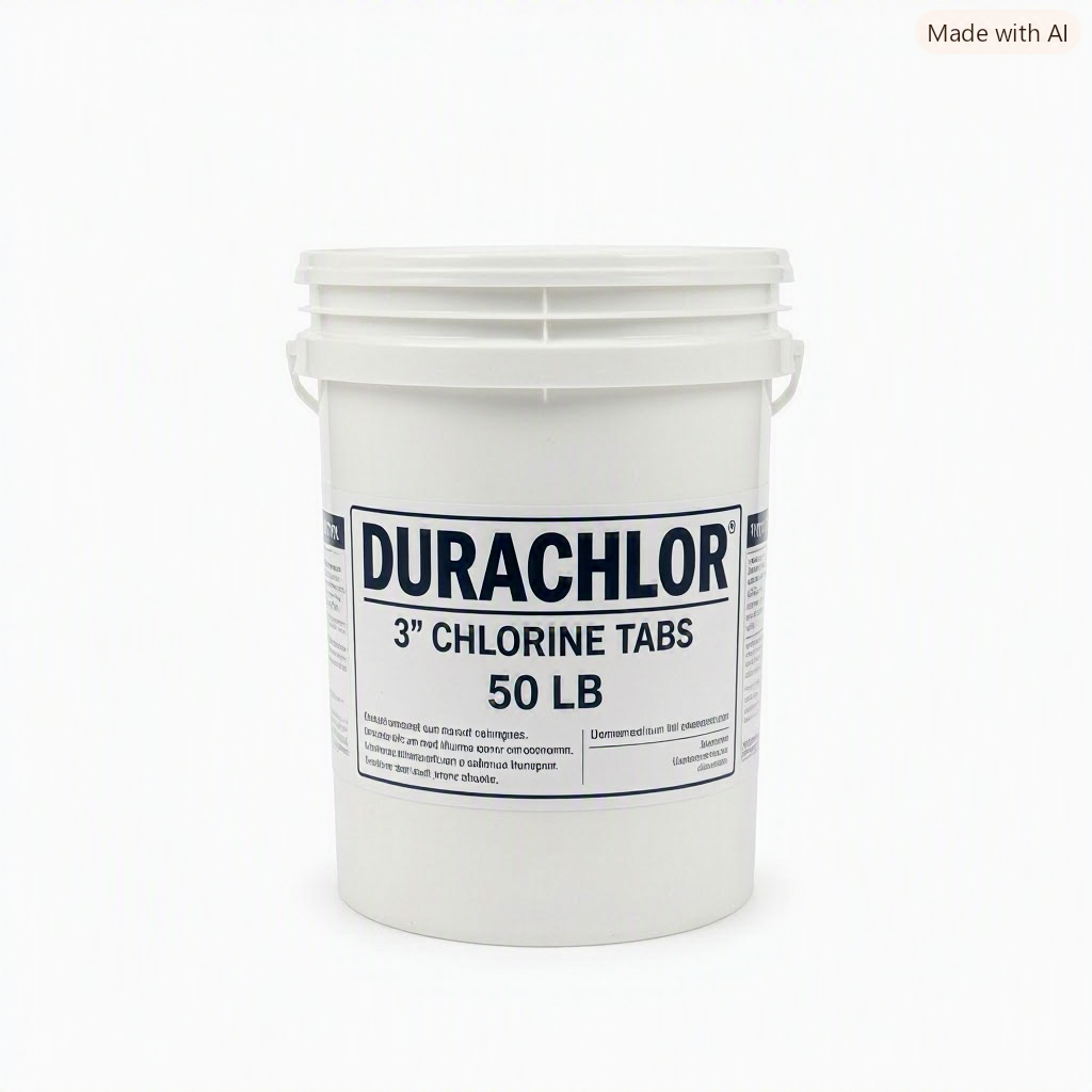 DURACHLOR 3" CHLORINE TABS 50LB HAVCOO2351PL50
