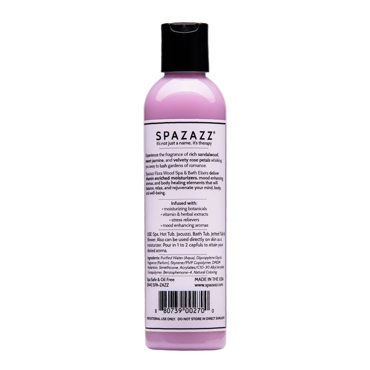 SPAZAZZ FLORAWOOD ROMANTIC ELIXIR 9 OZ