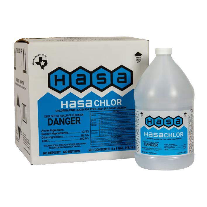 HASA CHLOR LIQUID CHLORINE 4 PK  HAS01841CS