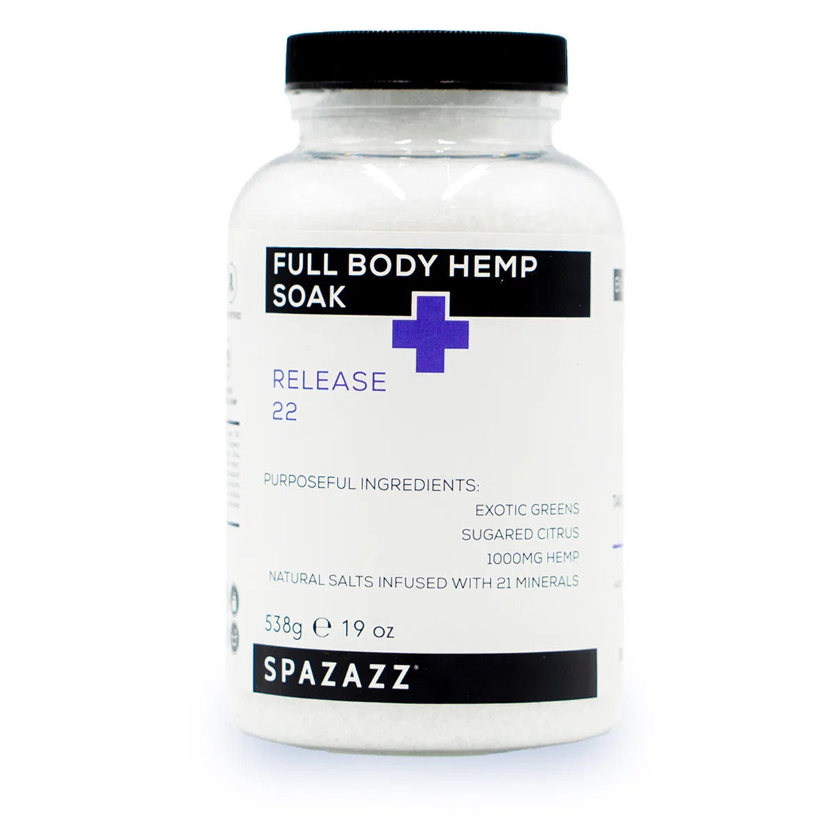 SPAZAZZ RELEASE HEMP CRYSTALS 19 OZ