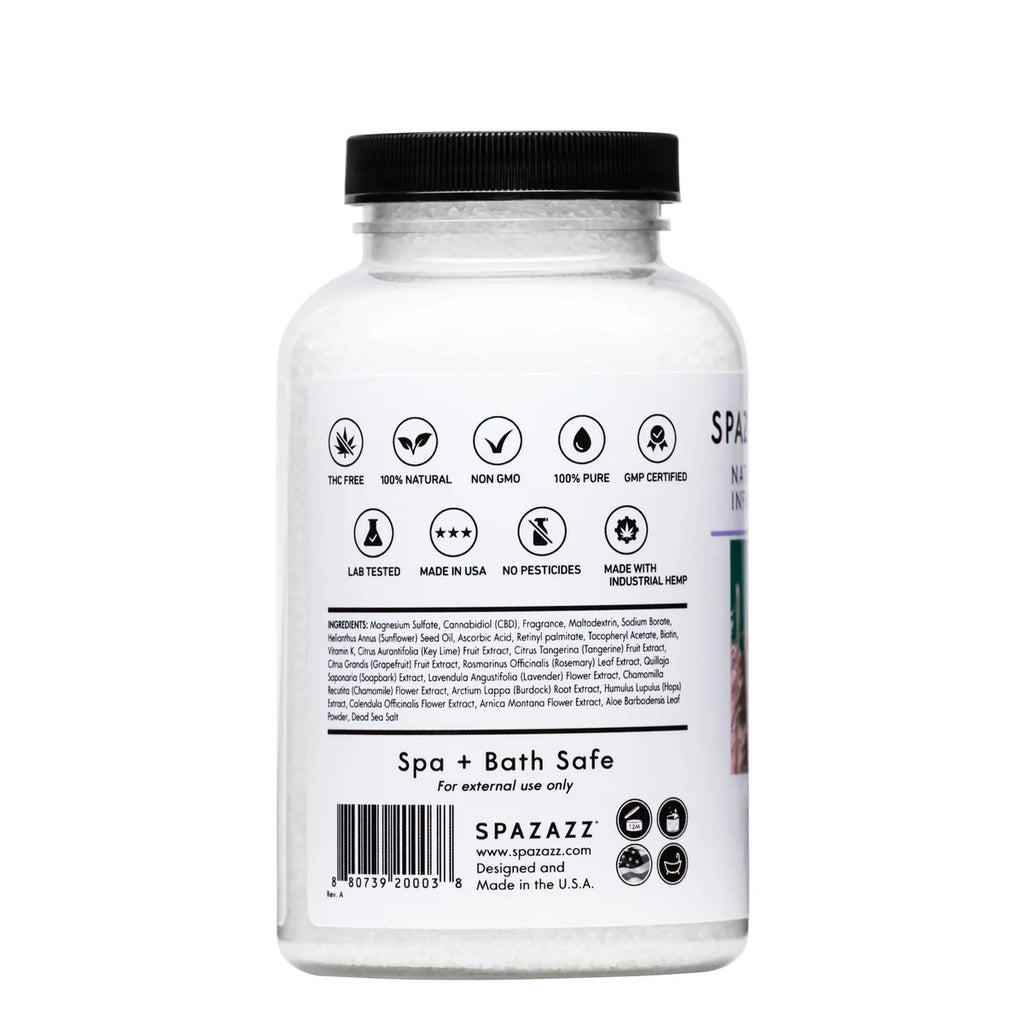 SPAZAZZ HERB EASE CBD CRYSTALS 19 OZ