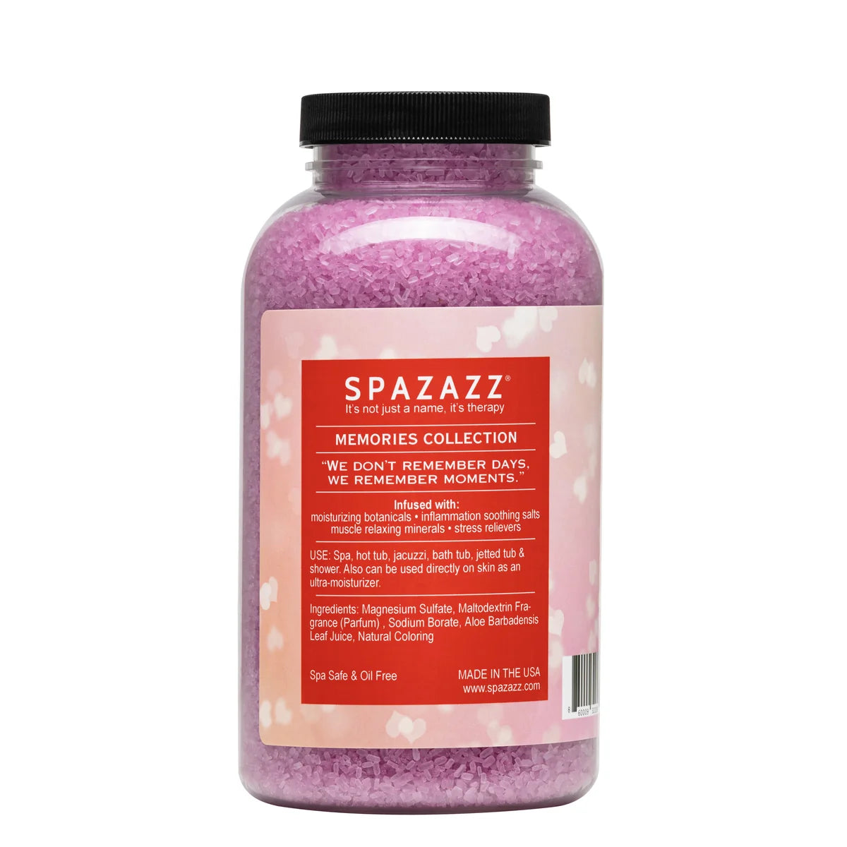 SPAZAZZ LOVE SPA CRYSTALS 22 OZ