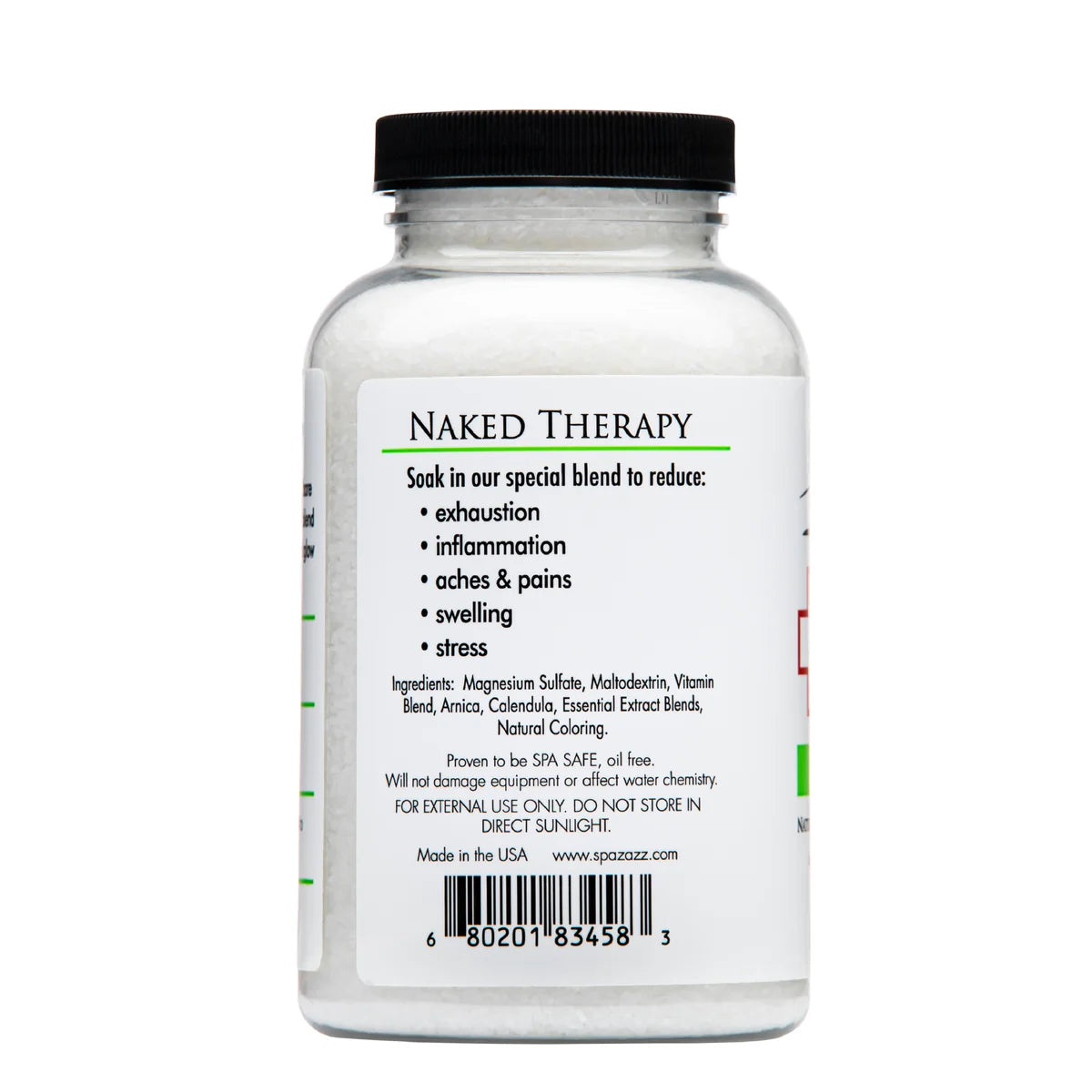 SPAZAZZ RX NAKED THERAPY CRYSTALS 19 OZ