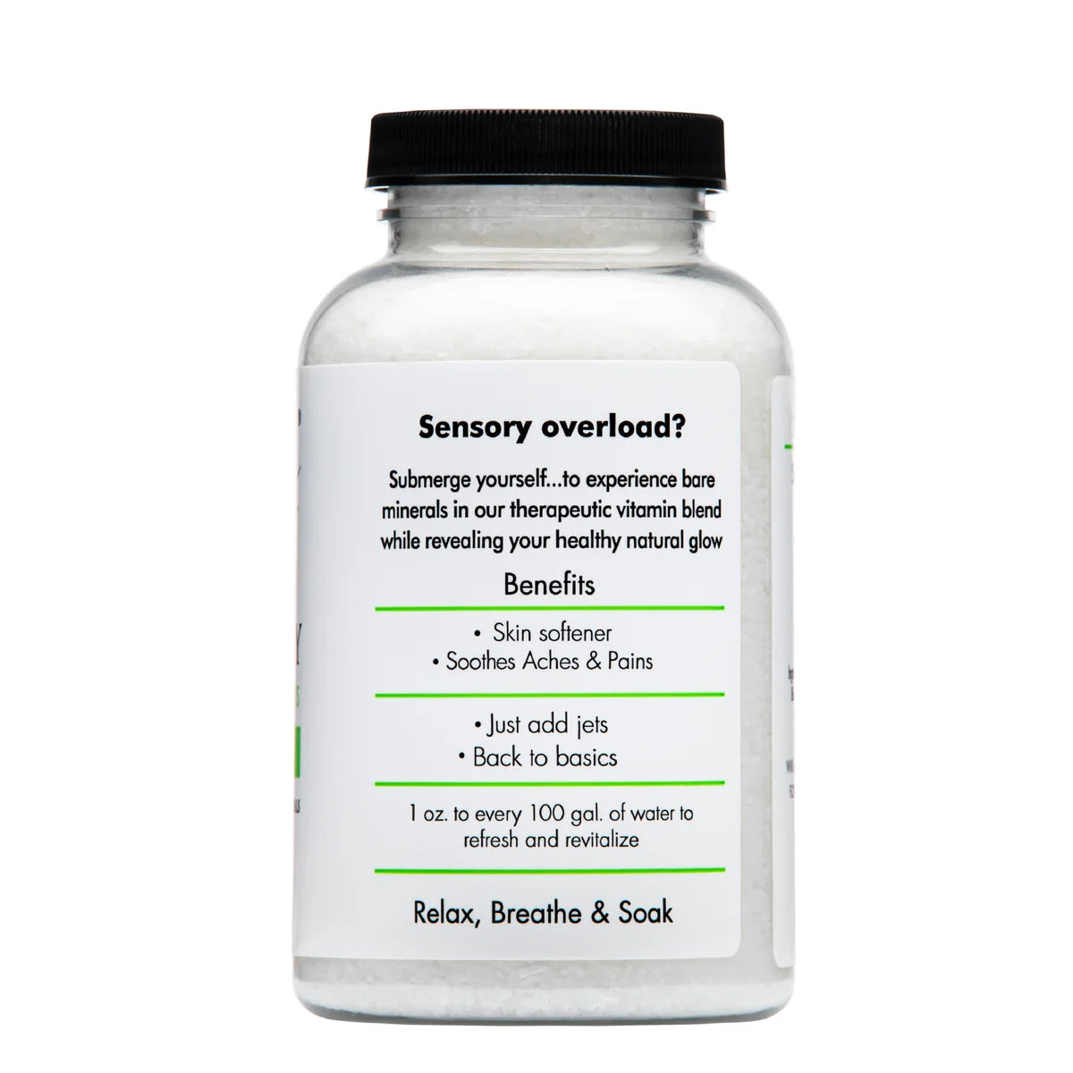 SPAZAZZ RX NAKED THERAPY CRYSTALS 19 OZ