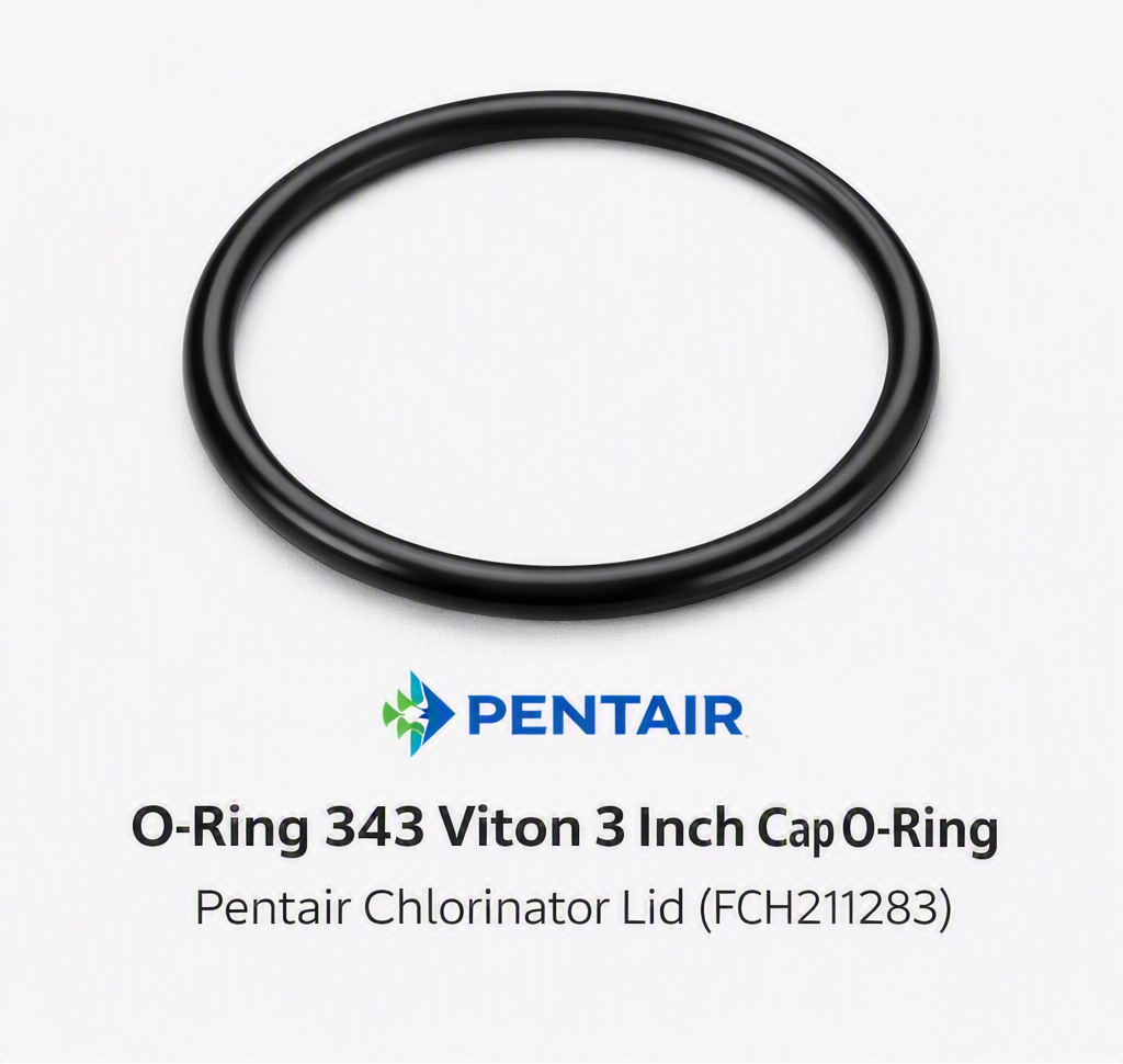 PENTAIR ORING -343 VITON 3"CAP O-RING - RAINBOW CHLORINATOR LID (FCH211283) PENTAIR 3" (CC5)