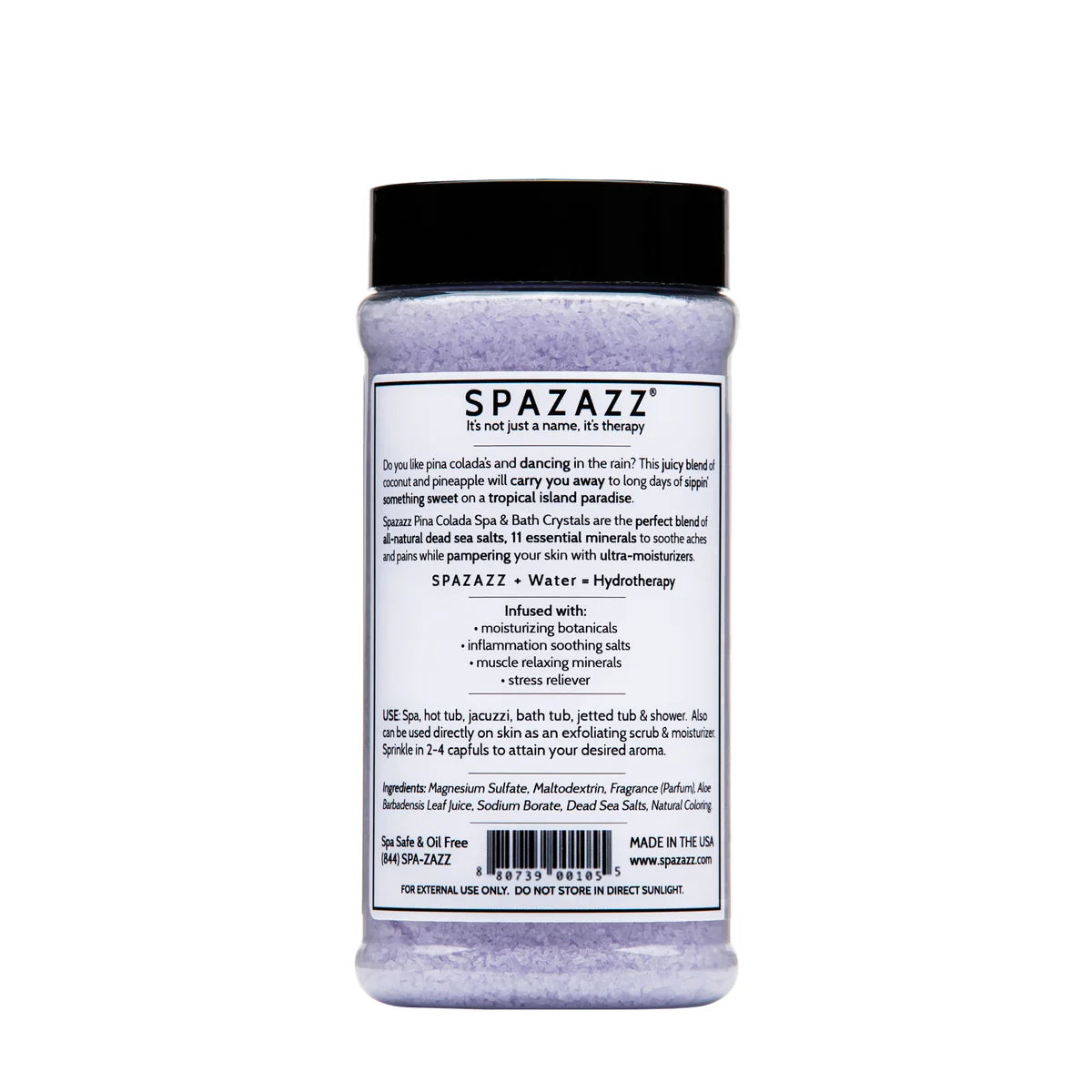 SPAZAZZ PINA COLADA ENLIVEN AROMA CRYSTALS 17 OZ