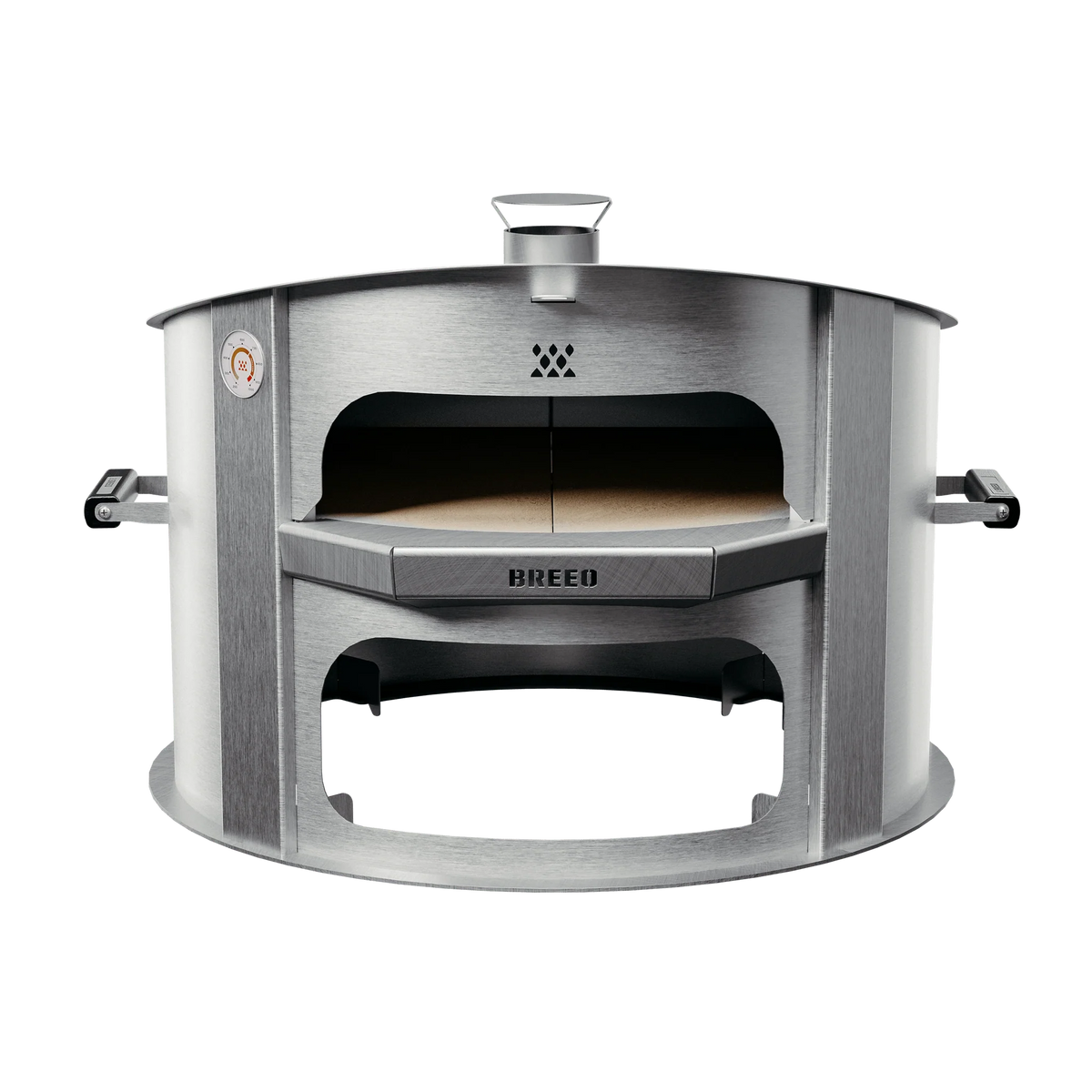 BREEO LIVE FIRE PIZZA OVEN - STAINLESS STEEL
