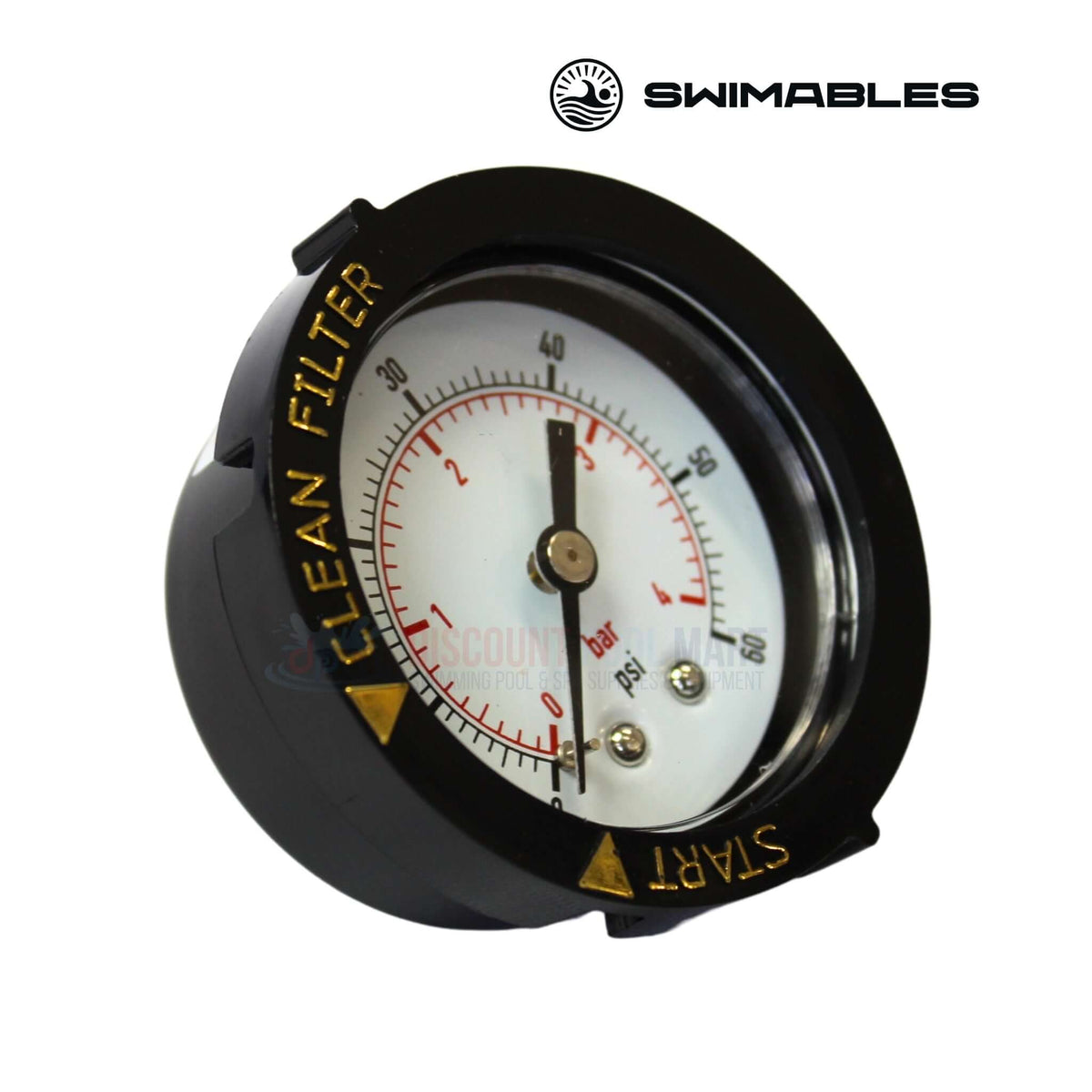 SWIMABLES BACK MOUNT PRESSURE GAUGE REPLACES 190059 (DD15) SW25059