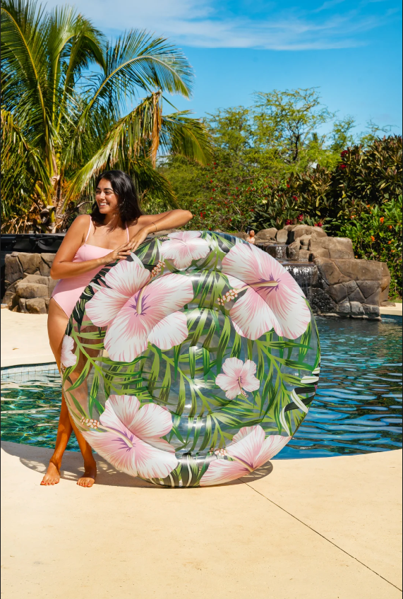 POOL CANDY 60" TROPICAL HIBISCUS