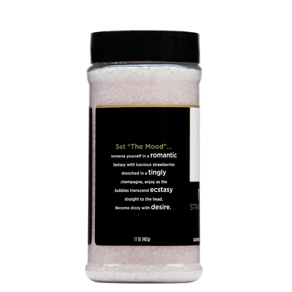 SPAZAZZ ROMANCE STRAWBERRIES & CHAMPAGNE SPA CRYSTALS 17 OZ