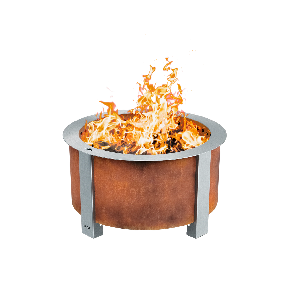 BREEO X SERIES 24 SMOKELESS FIRE PIT - CORTEN
