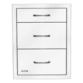 BULL DRAWER, TRIPPLE 2+1 S/S W REVEAL