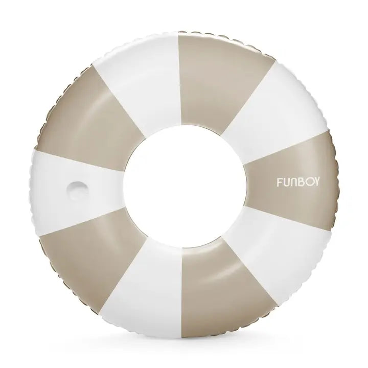 FUNBOY TAN VINTAGE STRIPE TUBE FLOAT